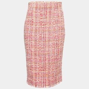 Alexander McQueen Tweed Midi Pencil Skirt Size IT 42 / US 6